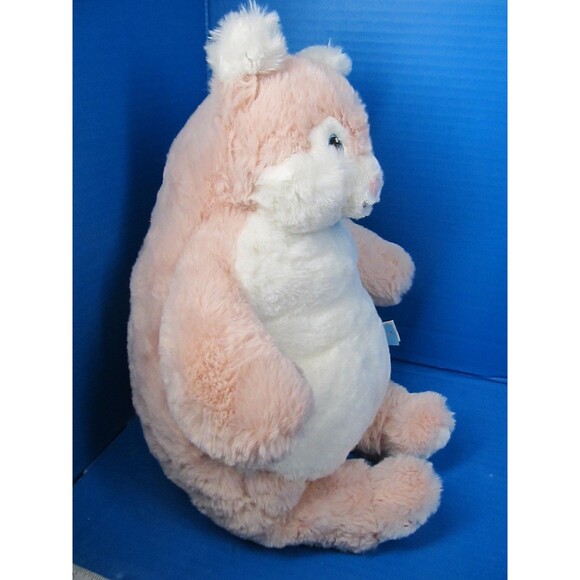 Little Cucu Sitting Kitty Cat Peach White Large Soft Plush Stuffed Animal 16" - Picture 7 of 8